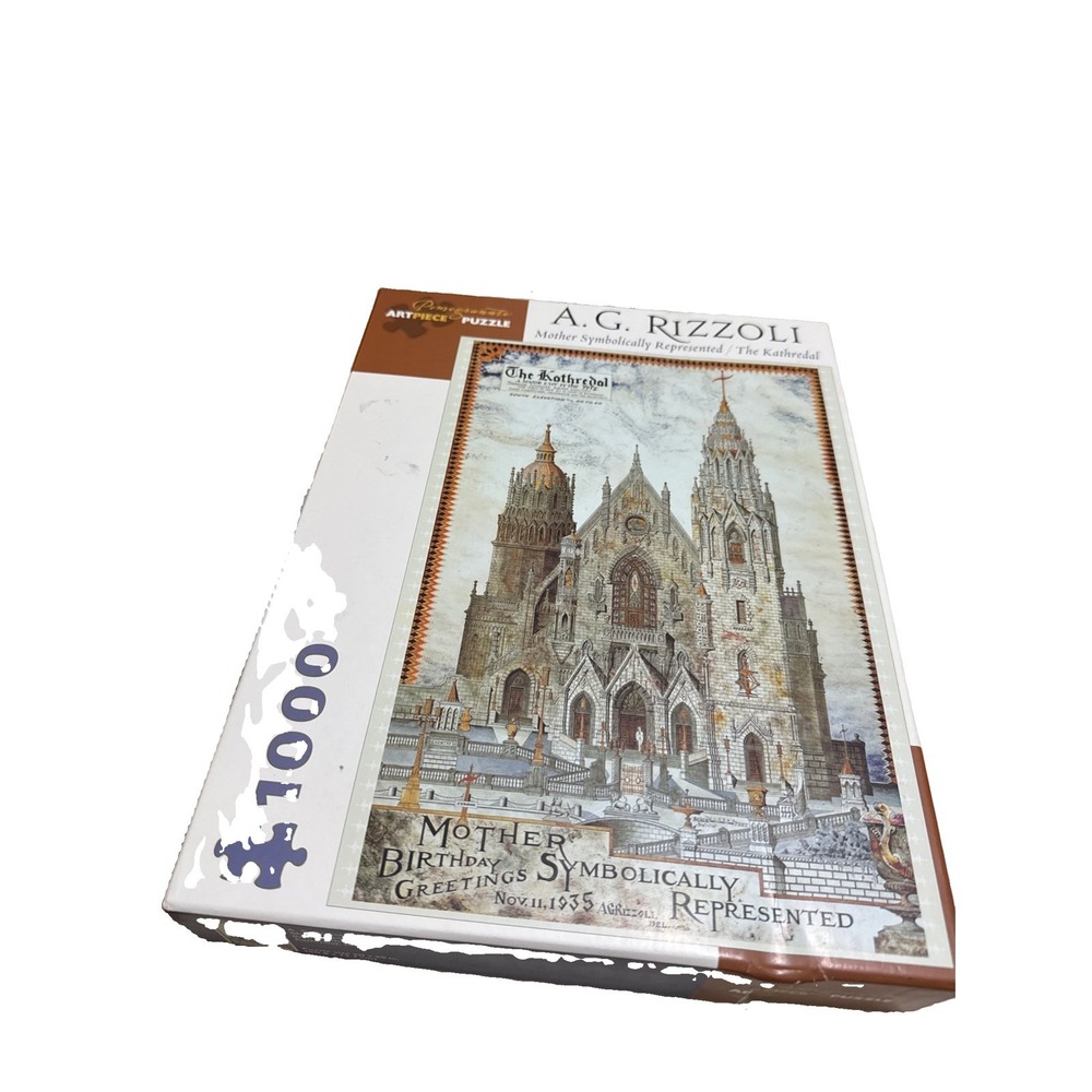 A.G. RIZZOLI THE KATHREDAL PUZZLE 1000 MOTHER SYMBOLICALLY RECAPTURED Preowned